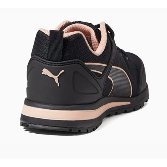 PUMA Safety Levity Knit Low Work Shoes Sneaker 9 Black ASTM EH Comp Toe NIB - Picture 5 of 10